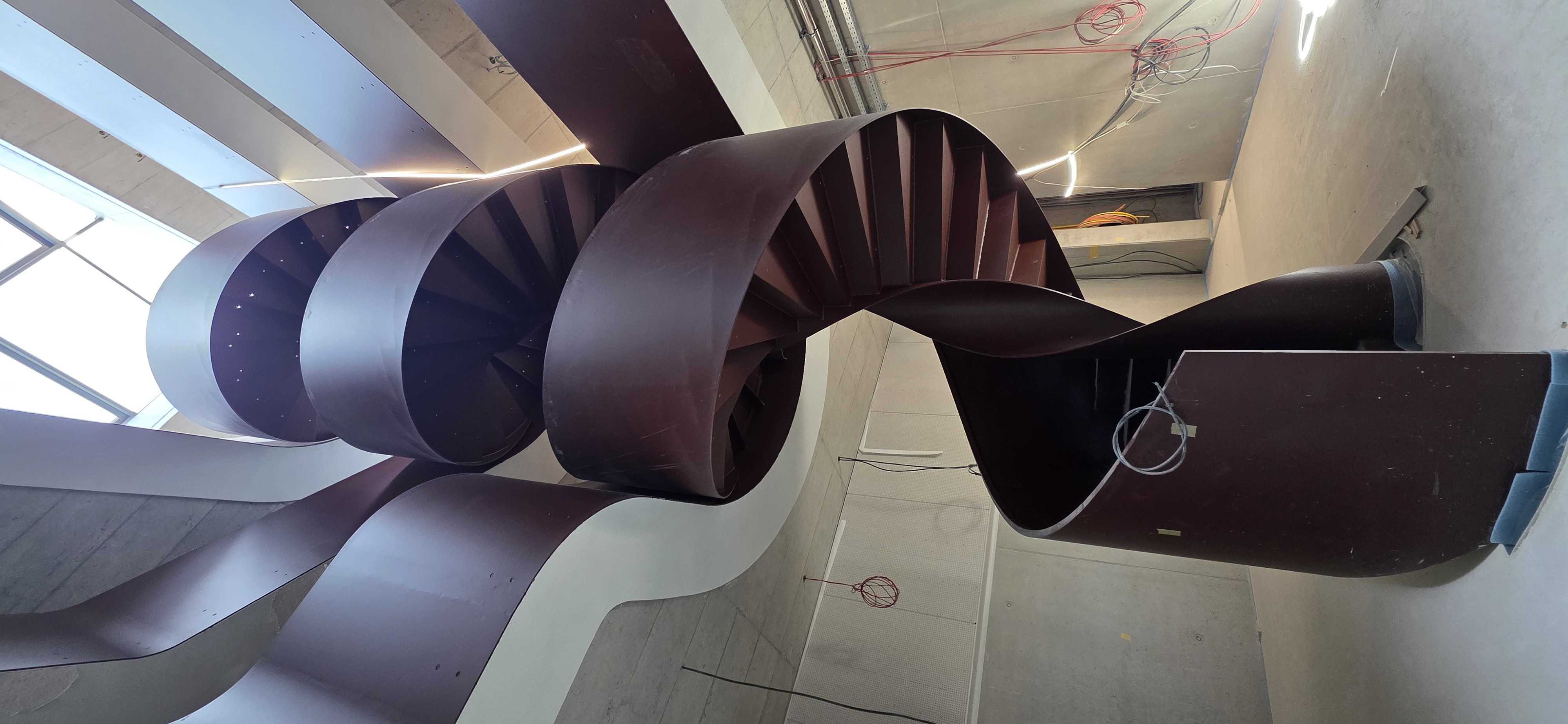Kunstvolle Spindeltreppe