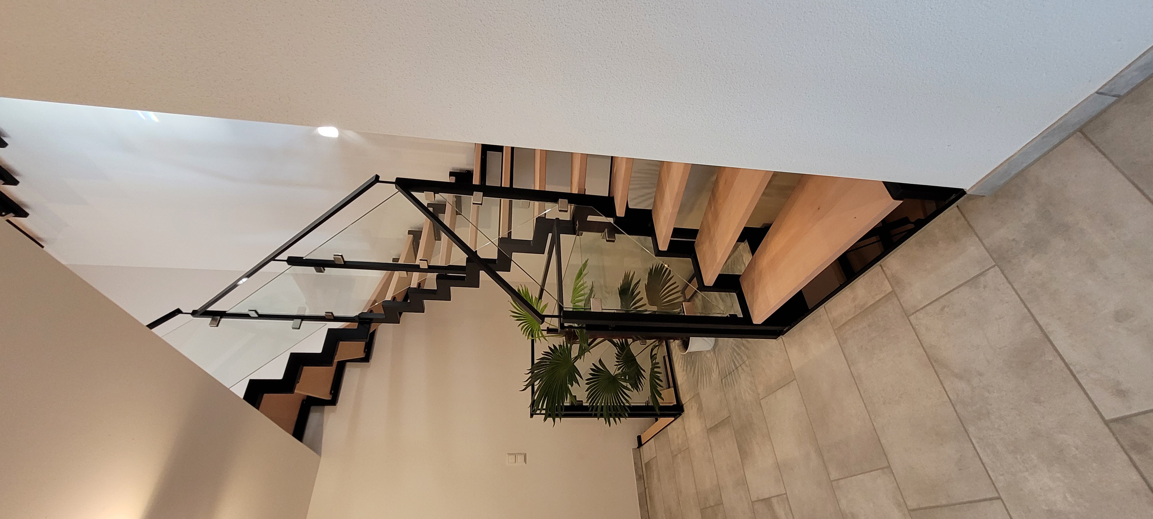 Zweiholmtreppe in modernen Style