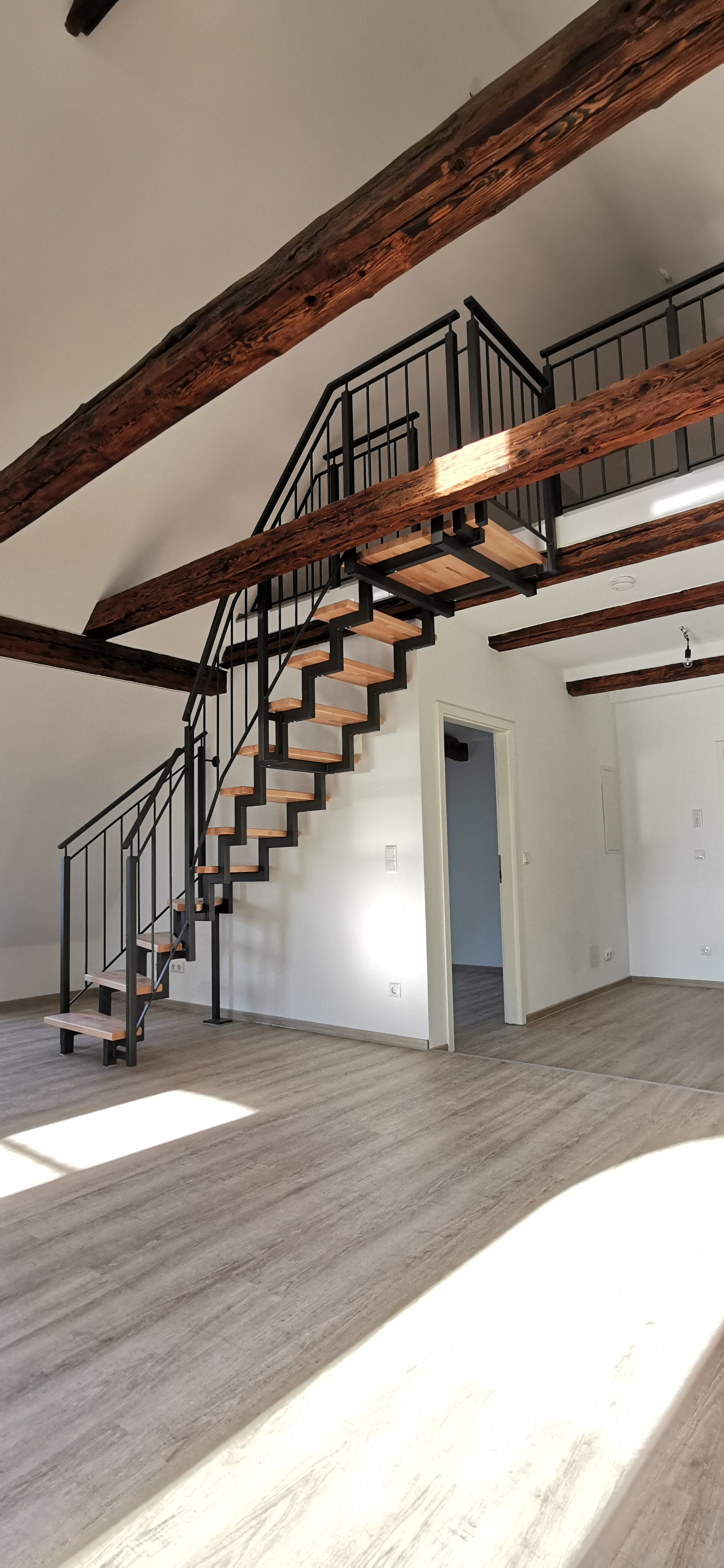 Zweiholmtreppe von unten